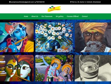 Finance website design